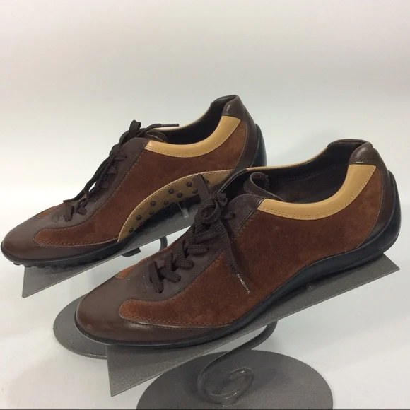 Tod\'s Suede Leather Lace Up Oxfords Dress Shoes 7 Tod main image 2